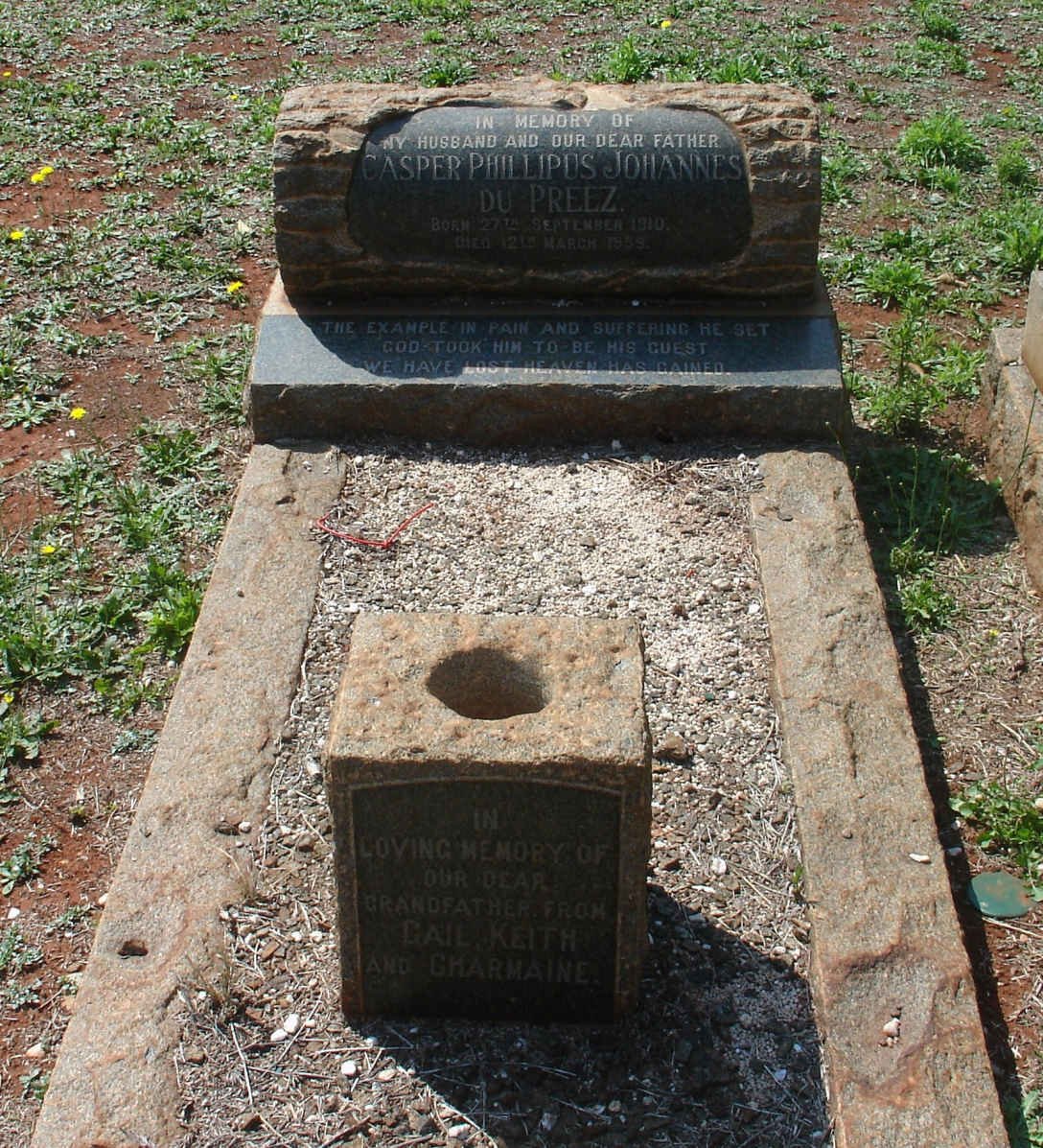 PREEZ Casper Phillipus Johannes, du 1910-1959