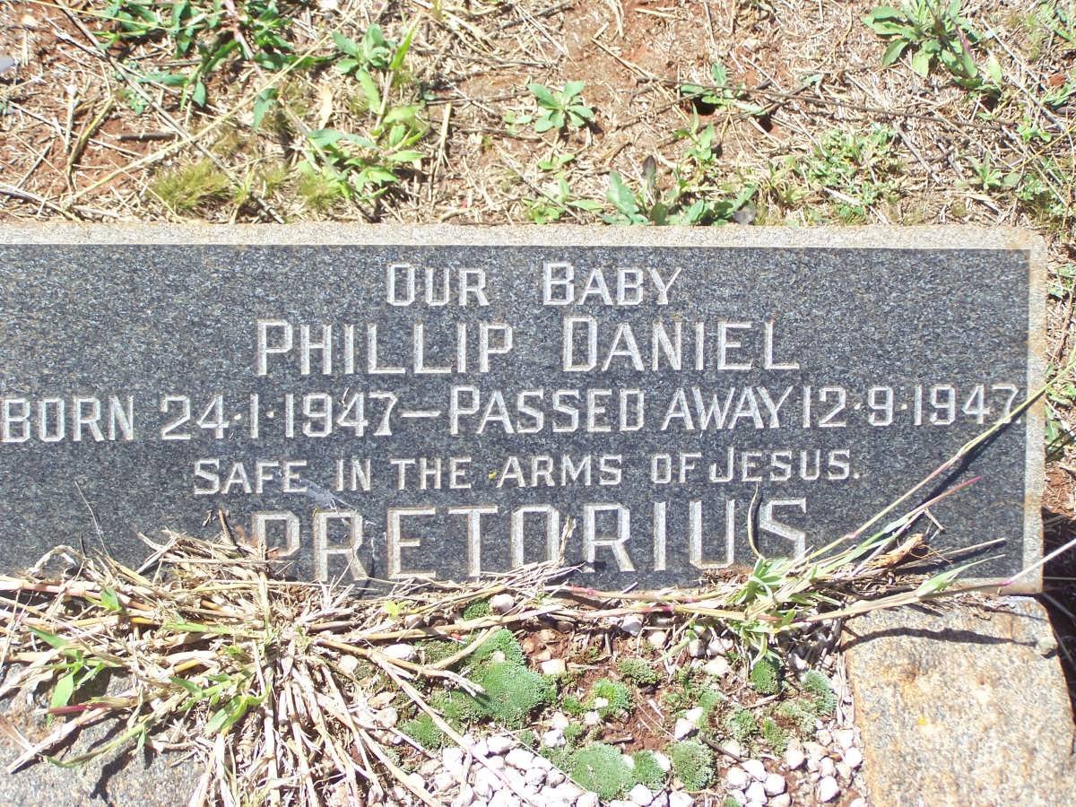 PRETORIUS Phillip Daniel 1947-1947