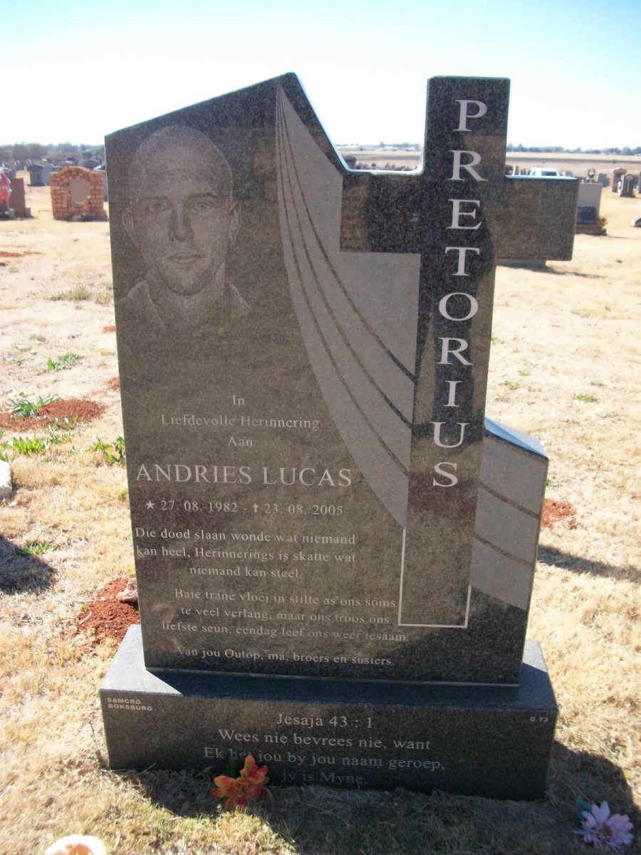 PRETORIUS Andries Lucas 1982-2005