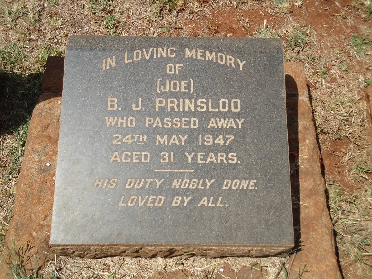 PRINSLOO B.J. -1947