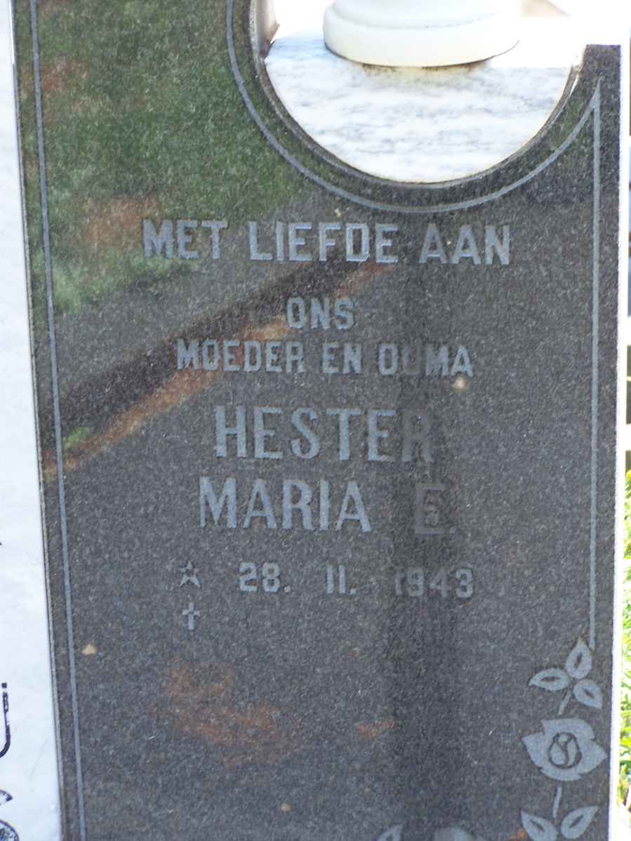 PRETORIUS Jacobus Frederick 1943-1991 &amp; Hester Maria E. 1943-