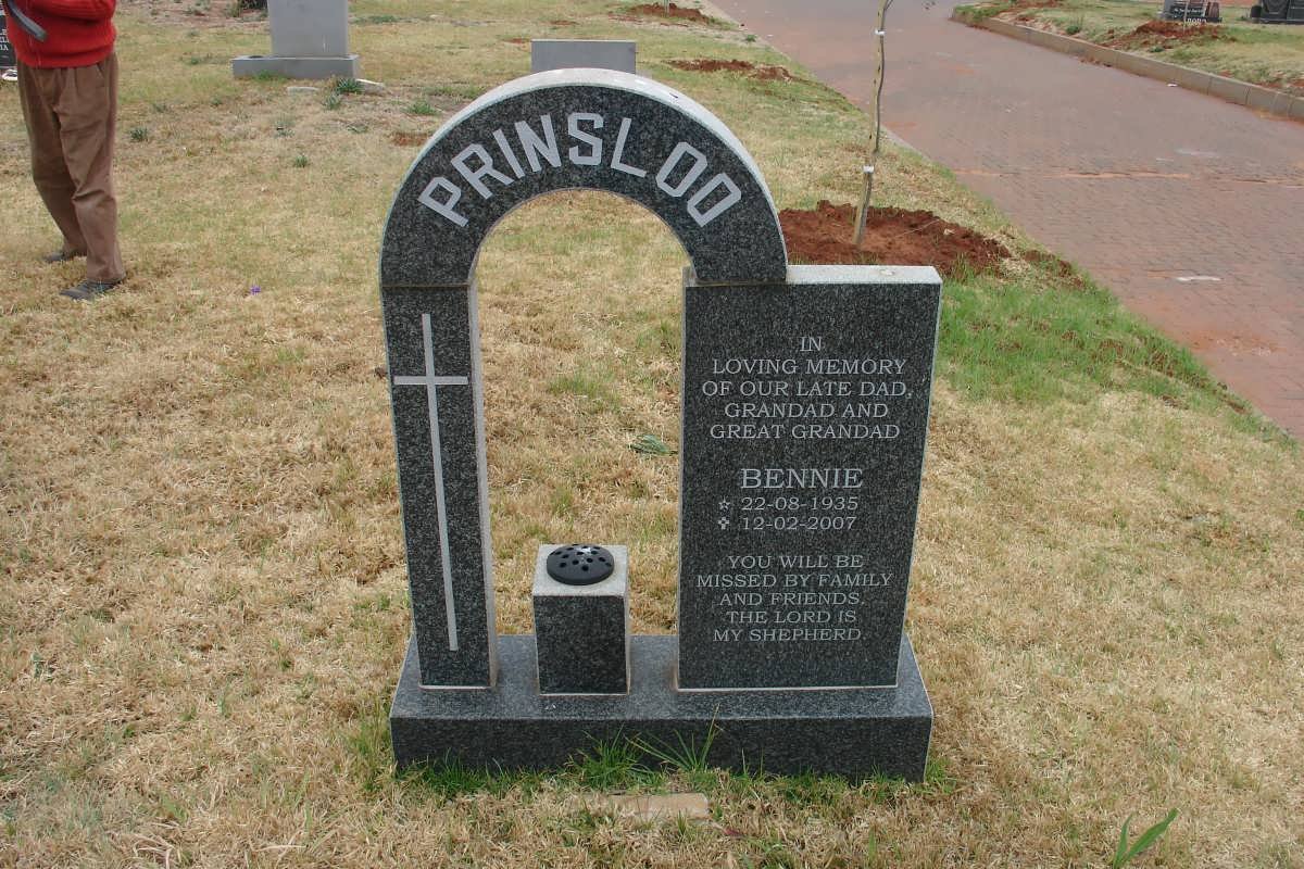 PRINSLOO Bennie 1935-2007