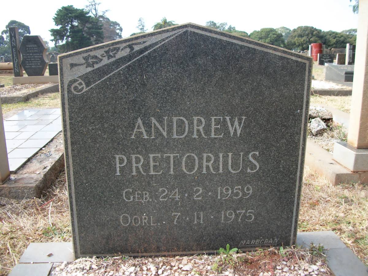 PRETORIUS Andrew 1959-1975