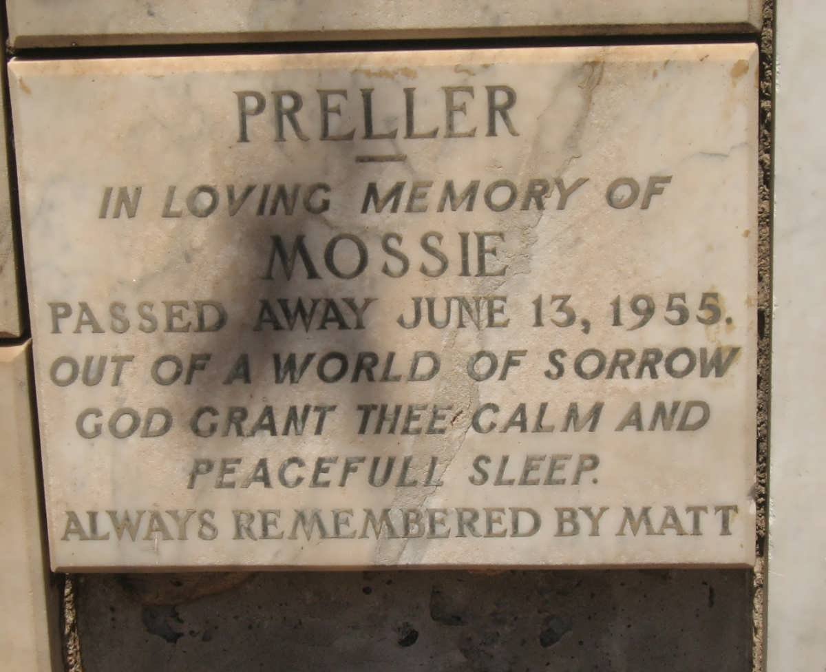 PRELLER Mossie -1955