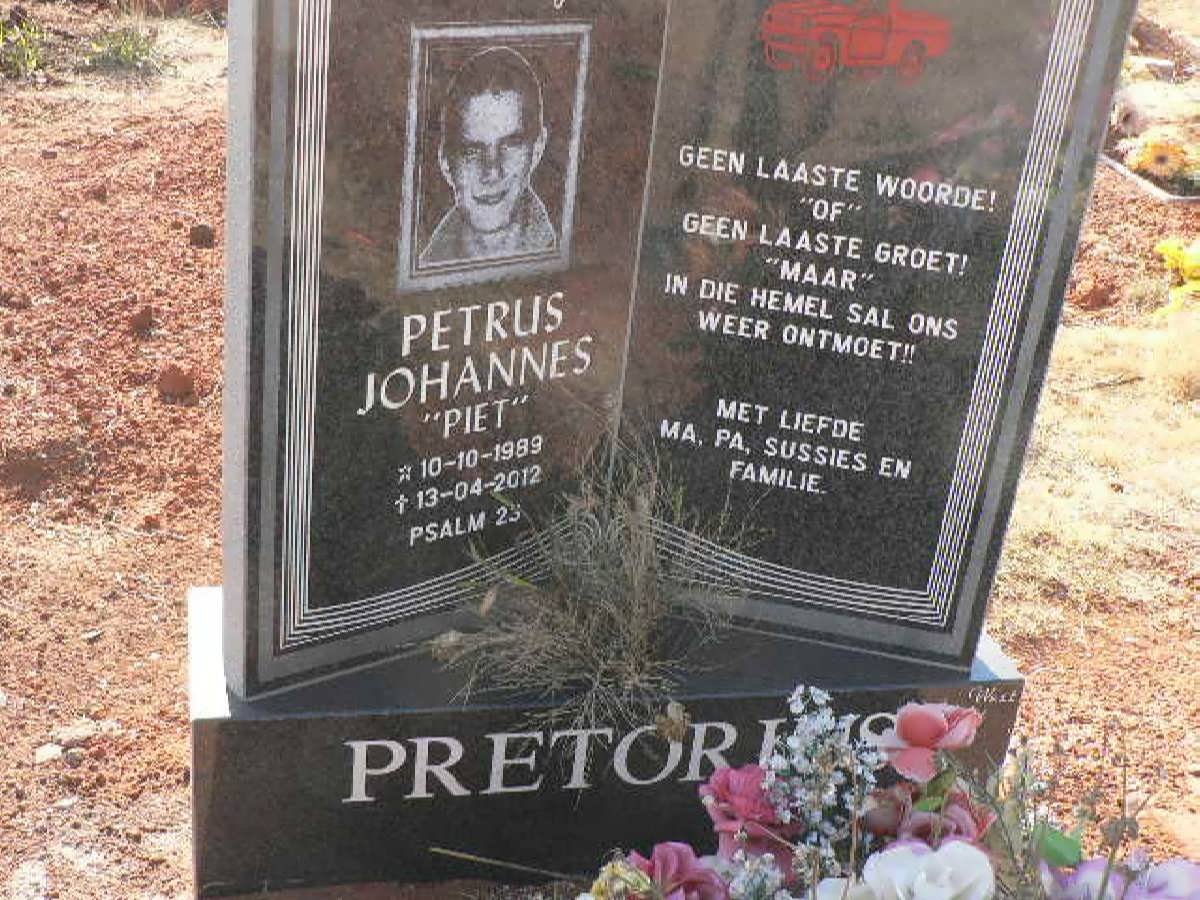 PRETORIUS Petrus Johannes 1989-2012