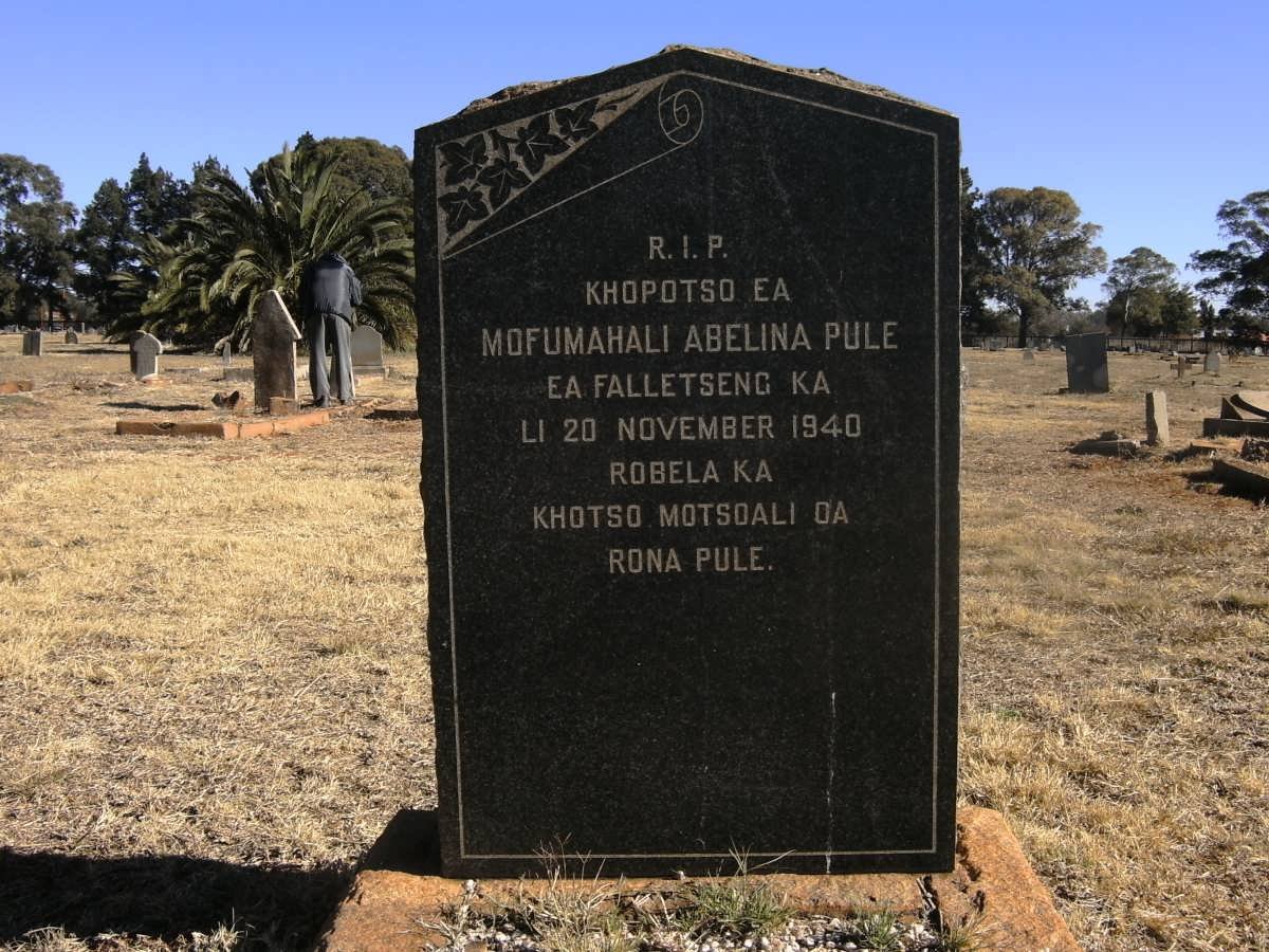 PULE Mofumahali Abelina -1940