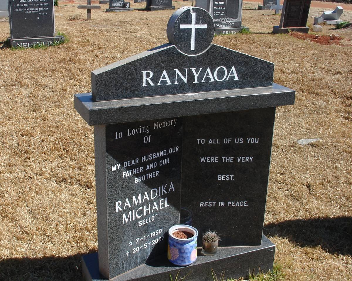 RANYAOY Ramadika Michael 1950-2007
