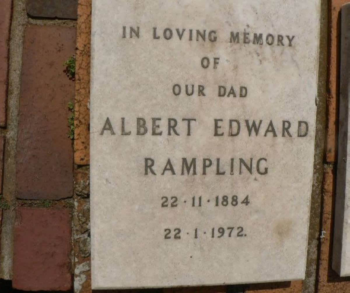 RAMPLING Albert Edward 1884-1972