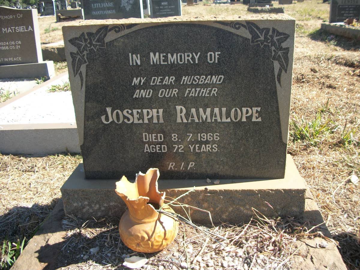RAMALOPE Joseph -1966