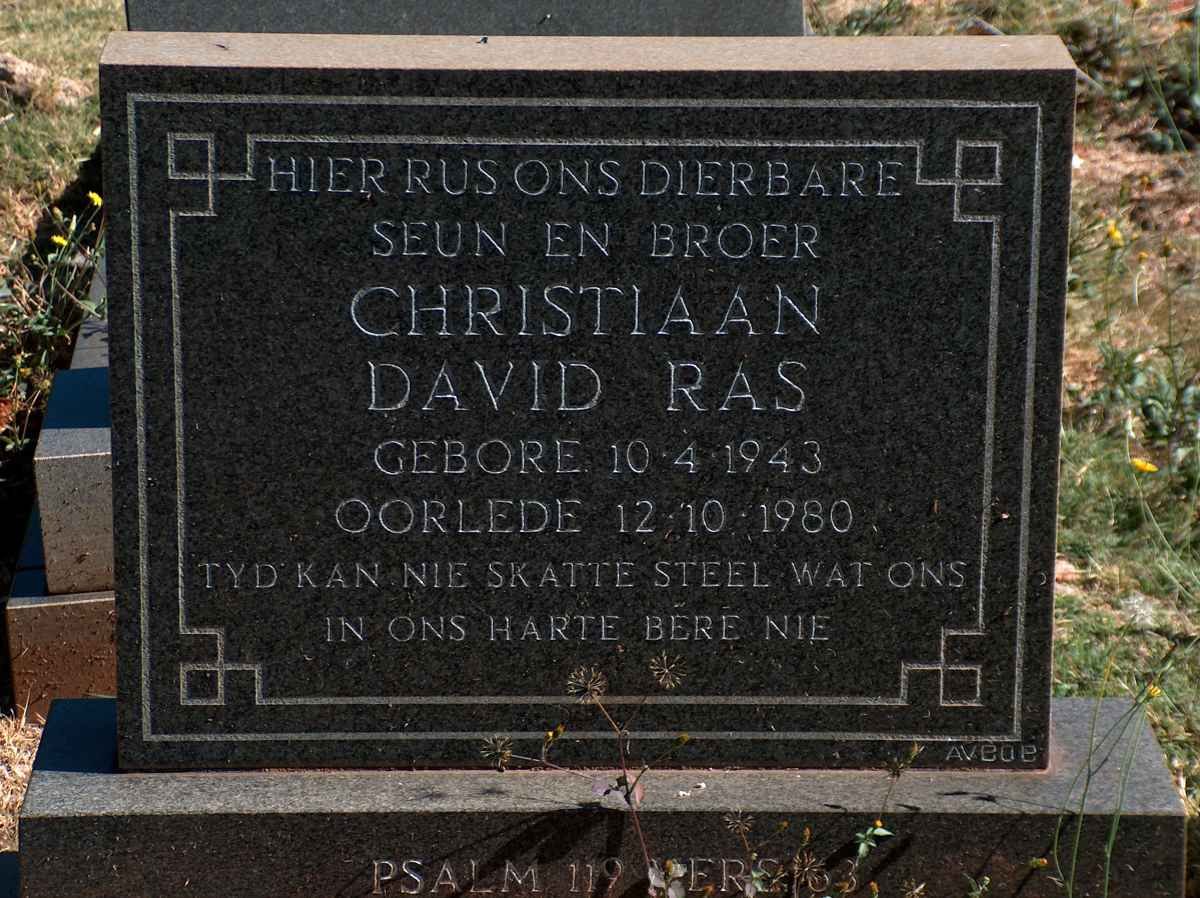 RAS Christiaan David 1943-1980