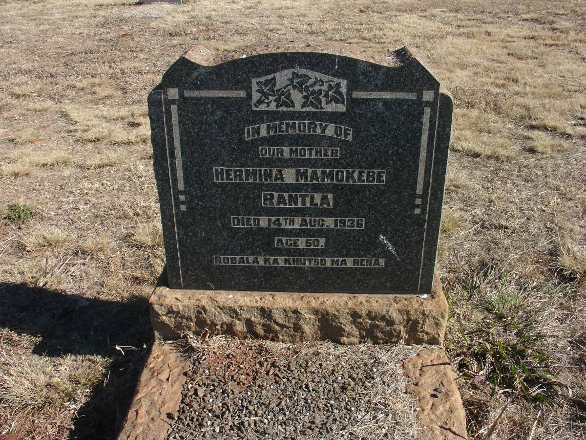 RANTLA Hermina Mamokebe -1936