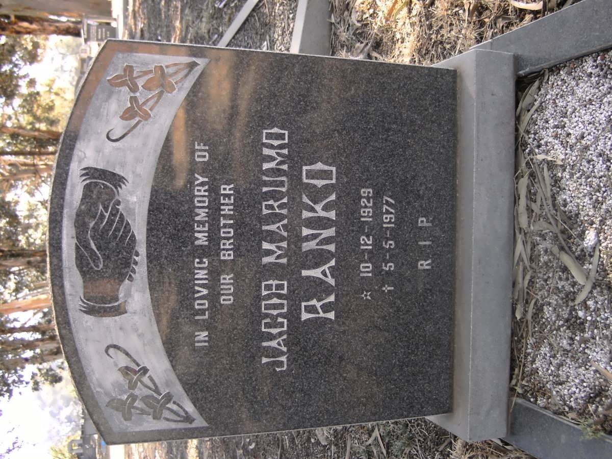 RANKO Jacob Marumo 1929-1977