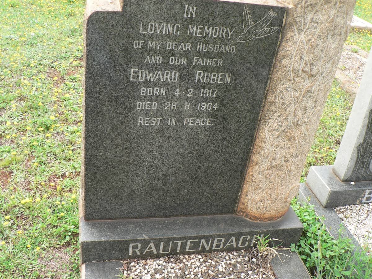 RAUTENBACH Edward Ruben 1917-1964