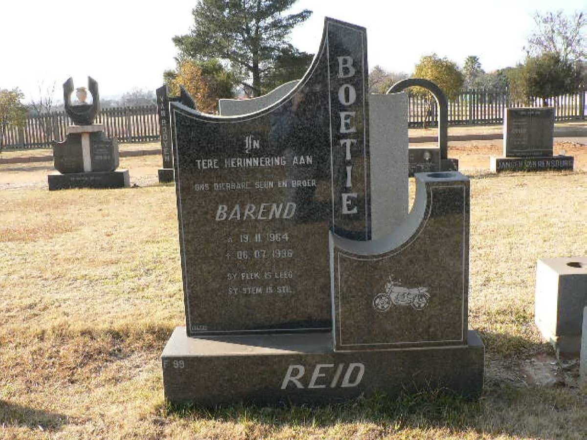 REID Barend 1964-1996