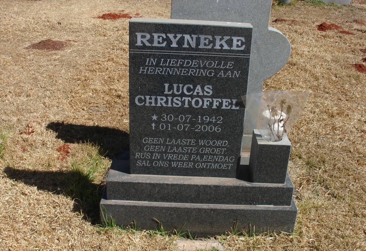 REYNEKE Lucas Christoffel 1942-2006