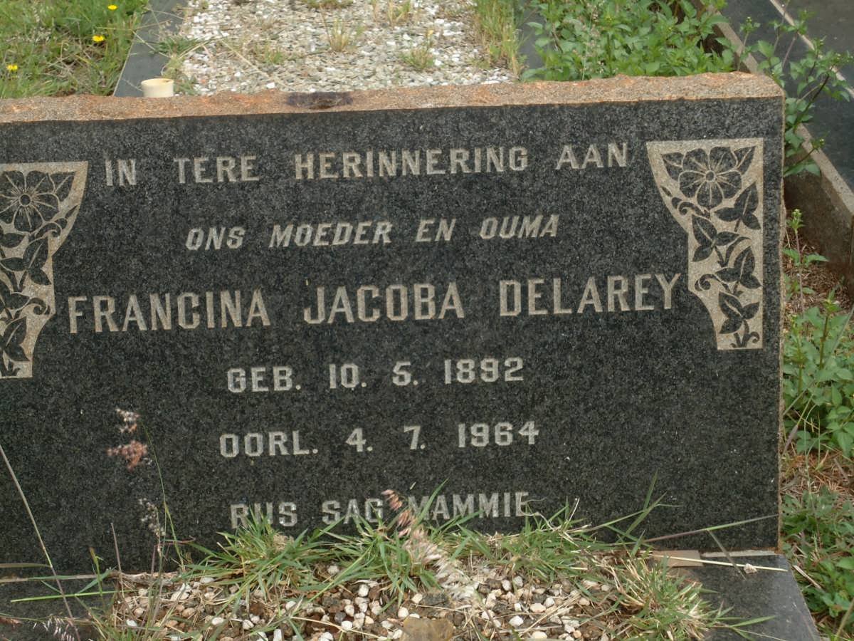 REY Francina Jacoba, de la 1892-1964
