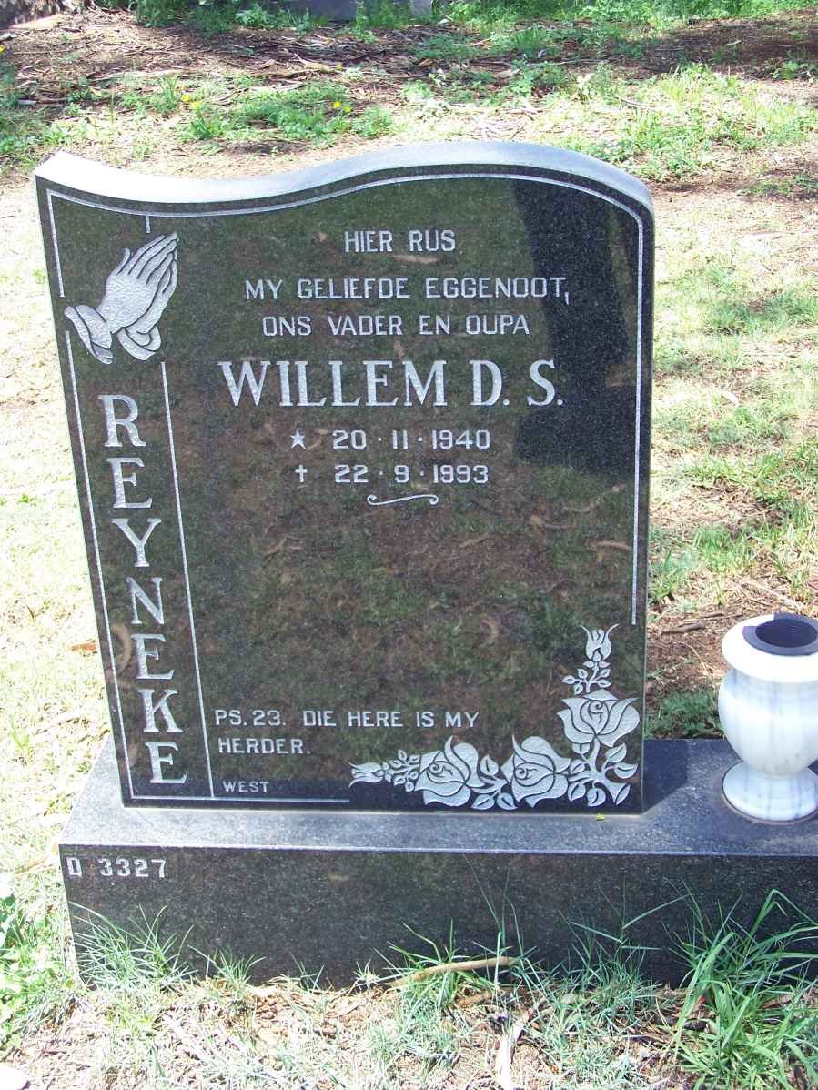 REYNEKE Willem D.S. 1940-1993
