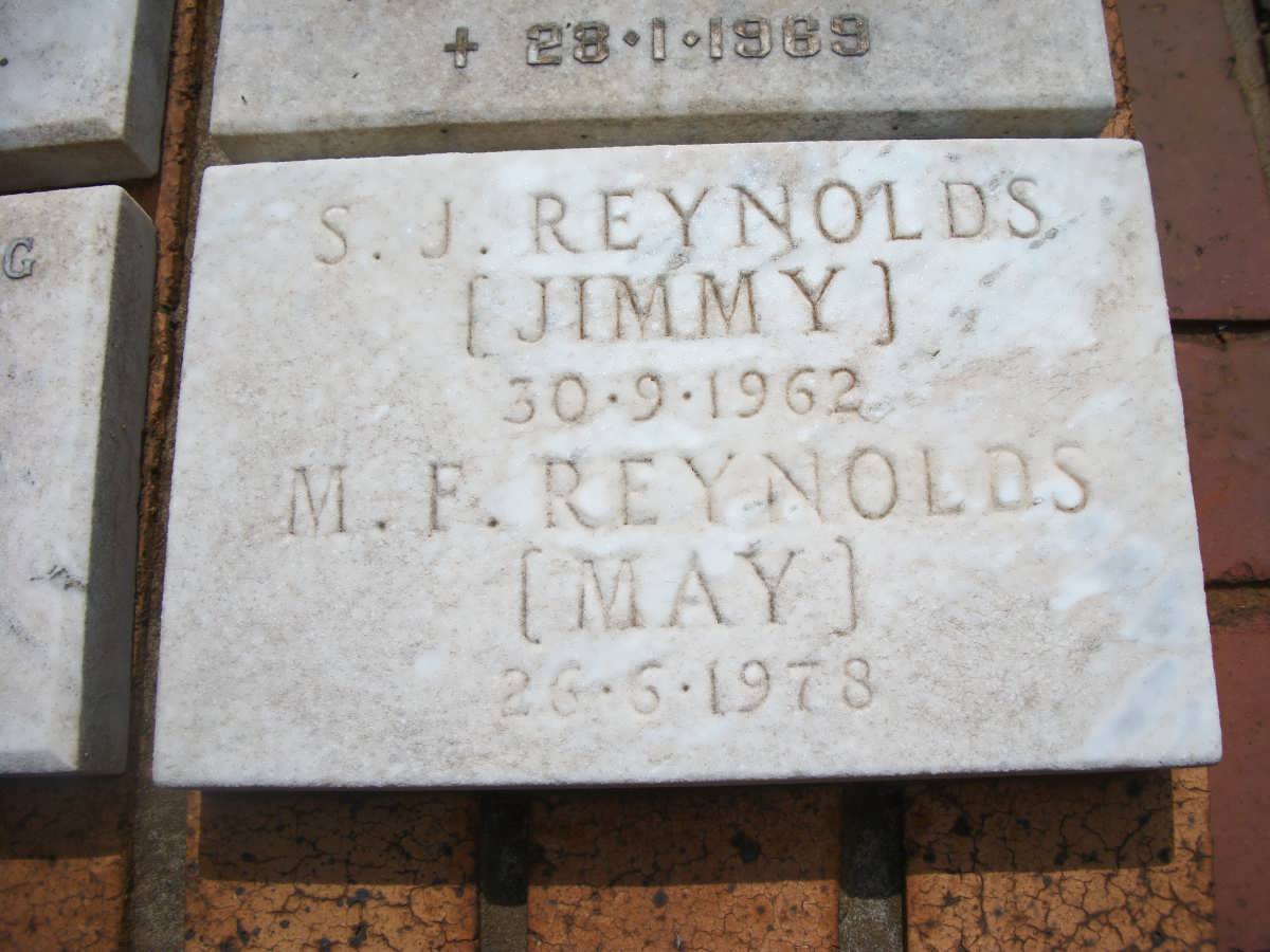 REYNOLDS S.J. -1962 &amp; M.F. -1978