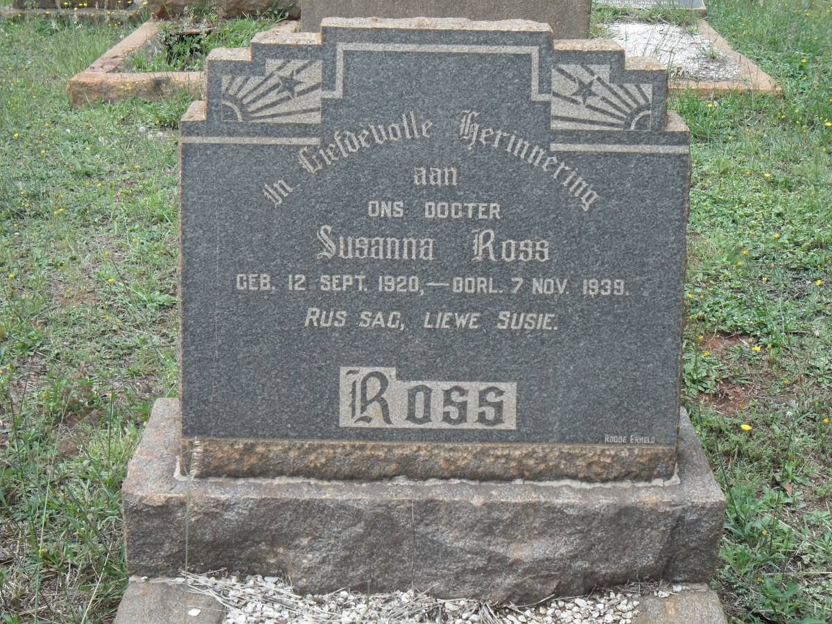 ROSS Susanna 1920-1939