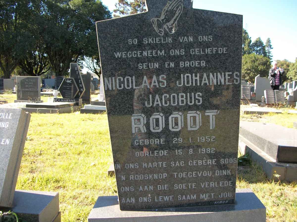 ROODT Nicolaas Johannes Jacobus 1952-1982