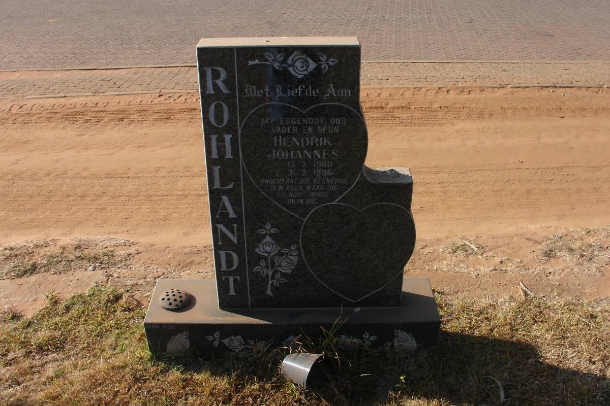 ROHLANDT Hendrik Johannes 1960-1996