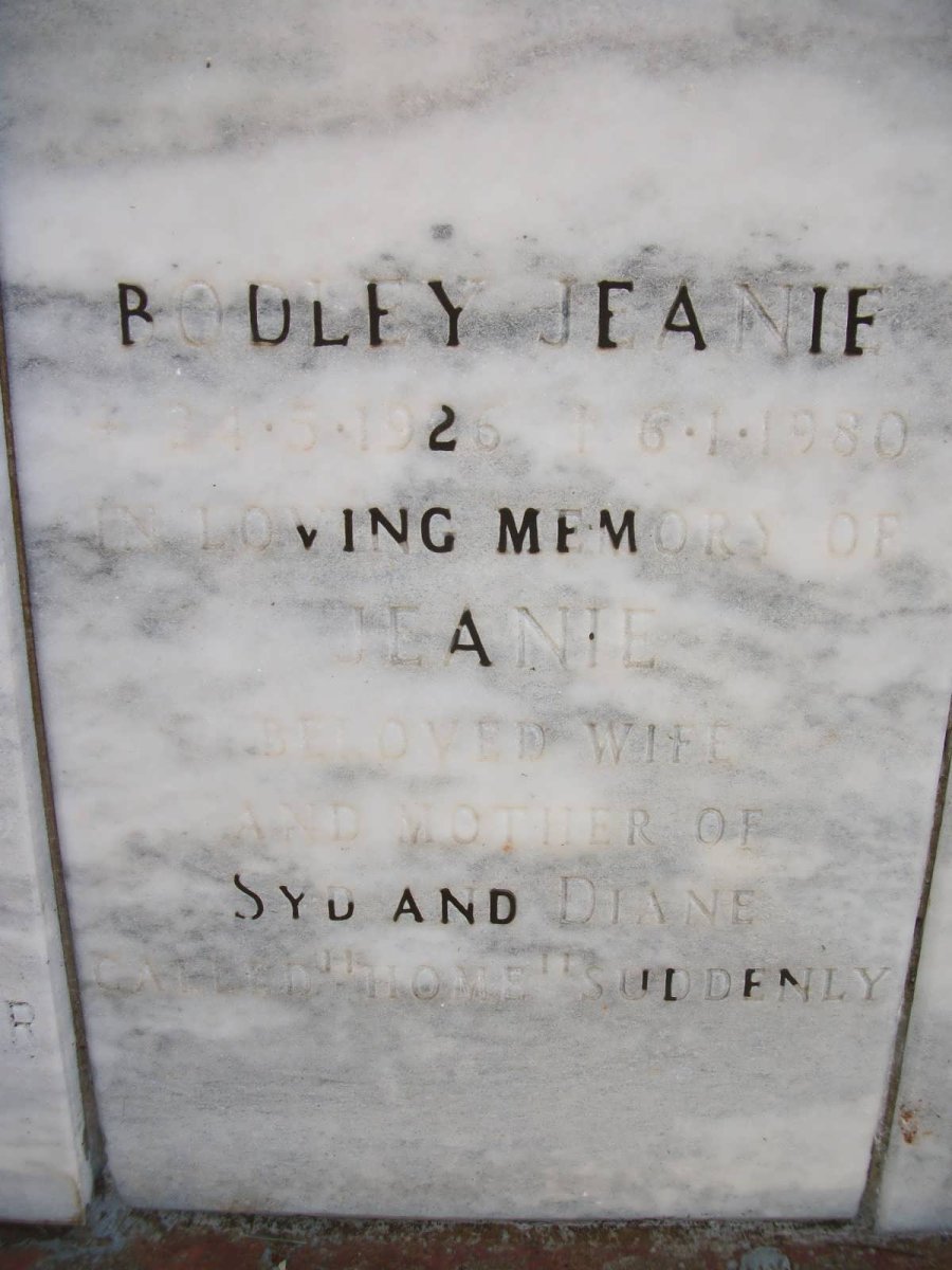 RODLEY Jeanie 1926-1980