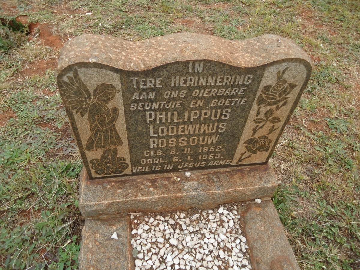 ROSSOUW Philippus Lodewikus 1952-1953