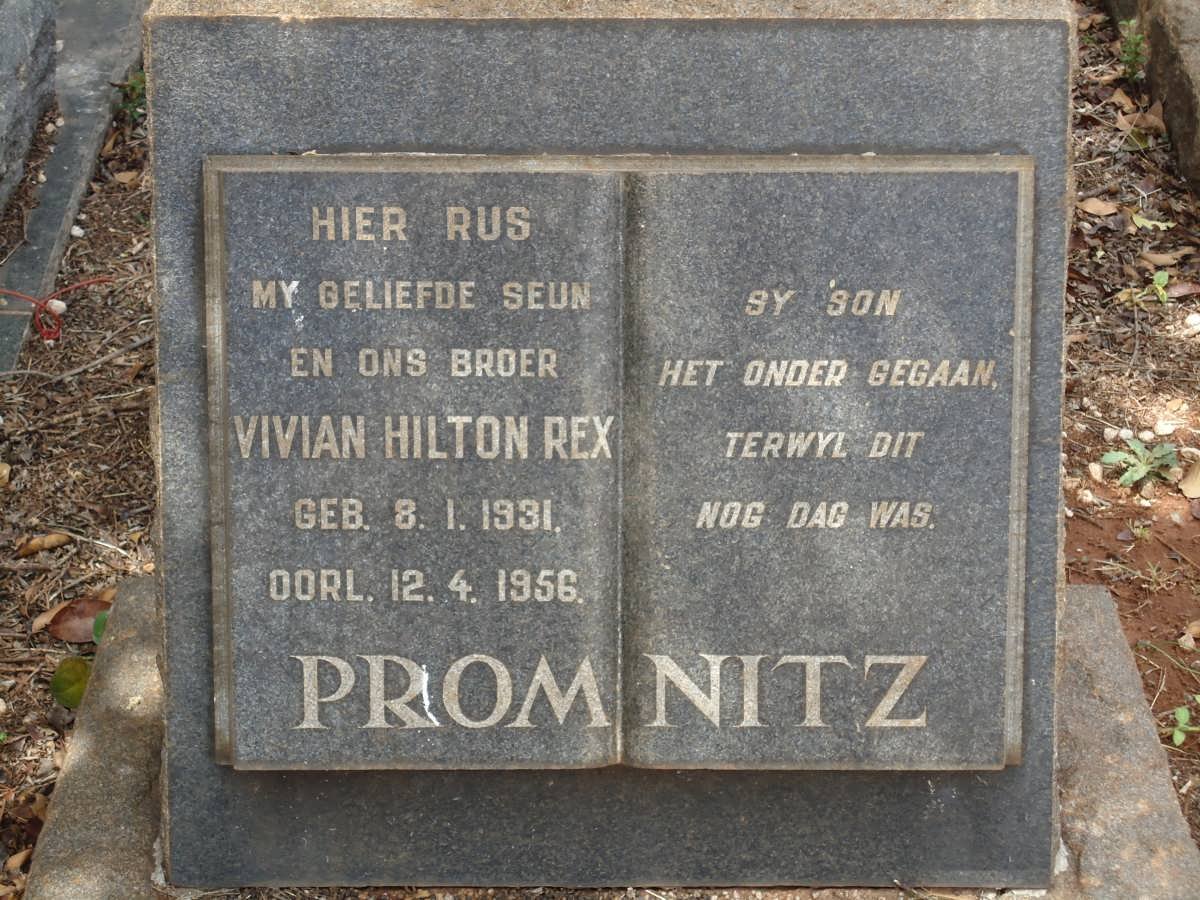 ROMNITZ Vivian Hilton Rex 1931-1956