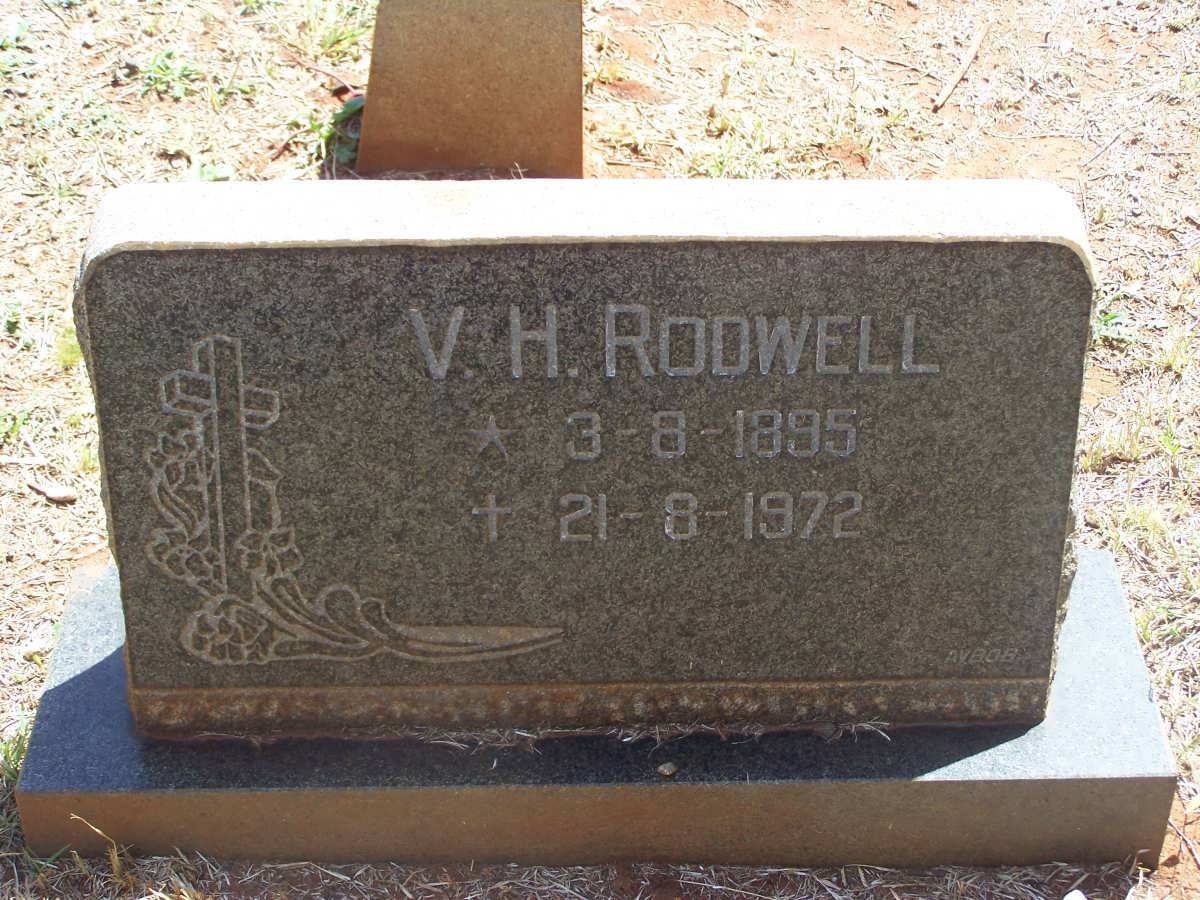 RODWELL V.H. 1895-1972