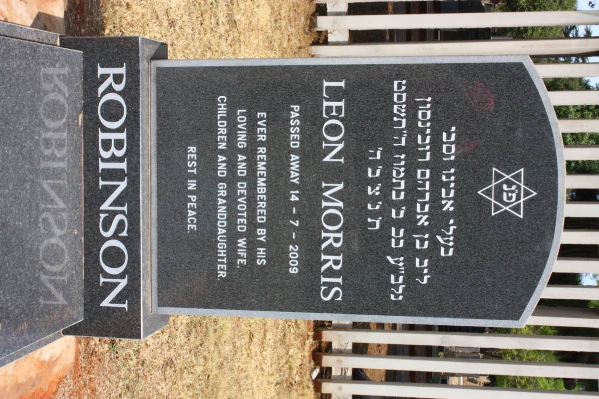 ROBINSON Leon Morris -2009