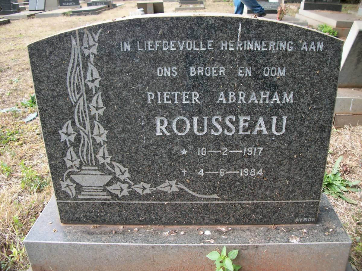 ROUSSEAU Pieter Abraham 1917-1984