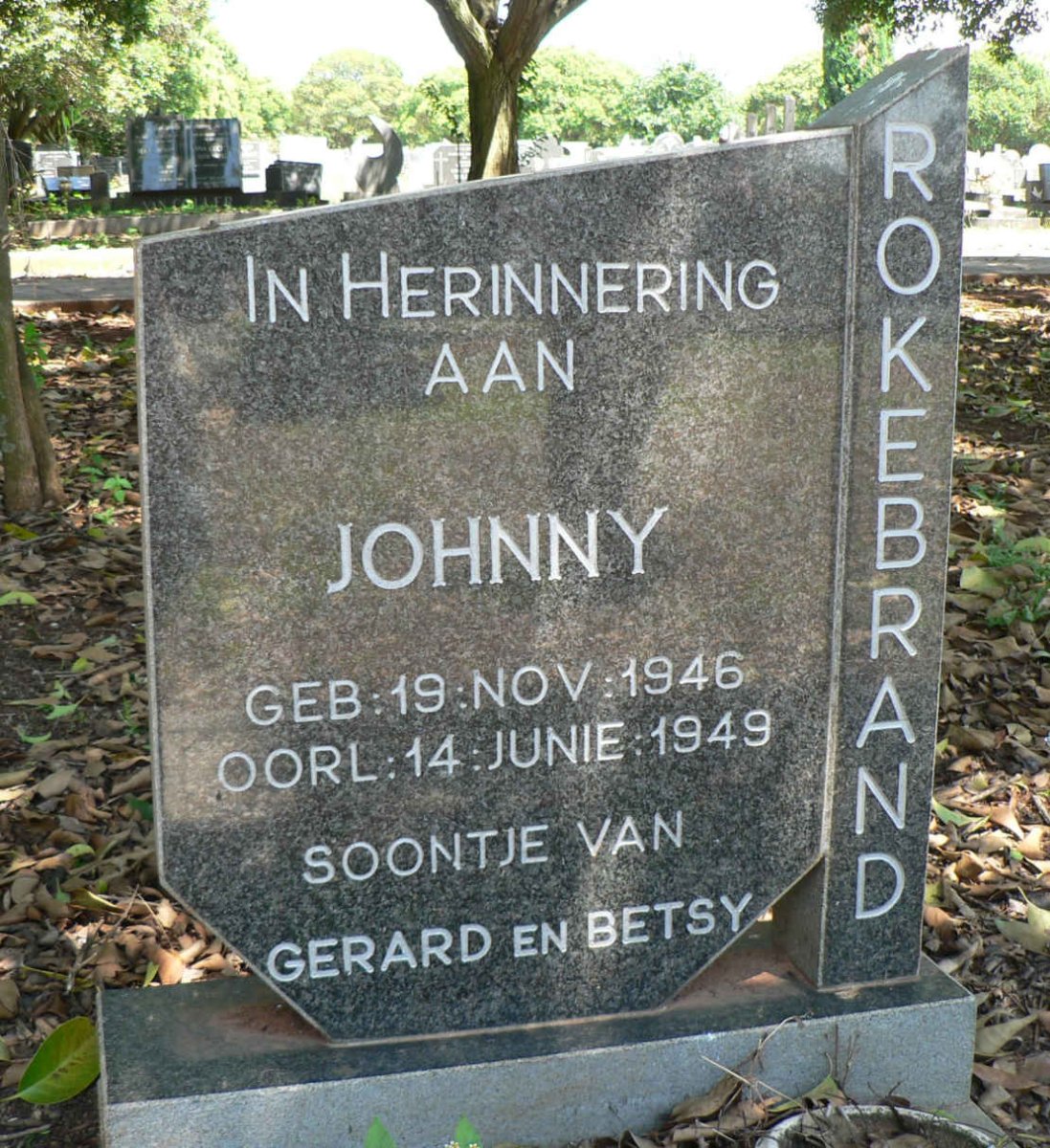 ROKEBRAND Johnny 1946-1949