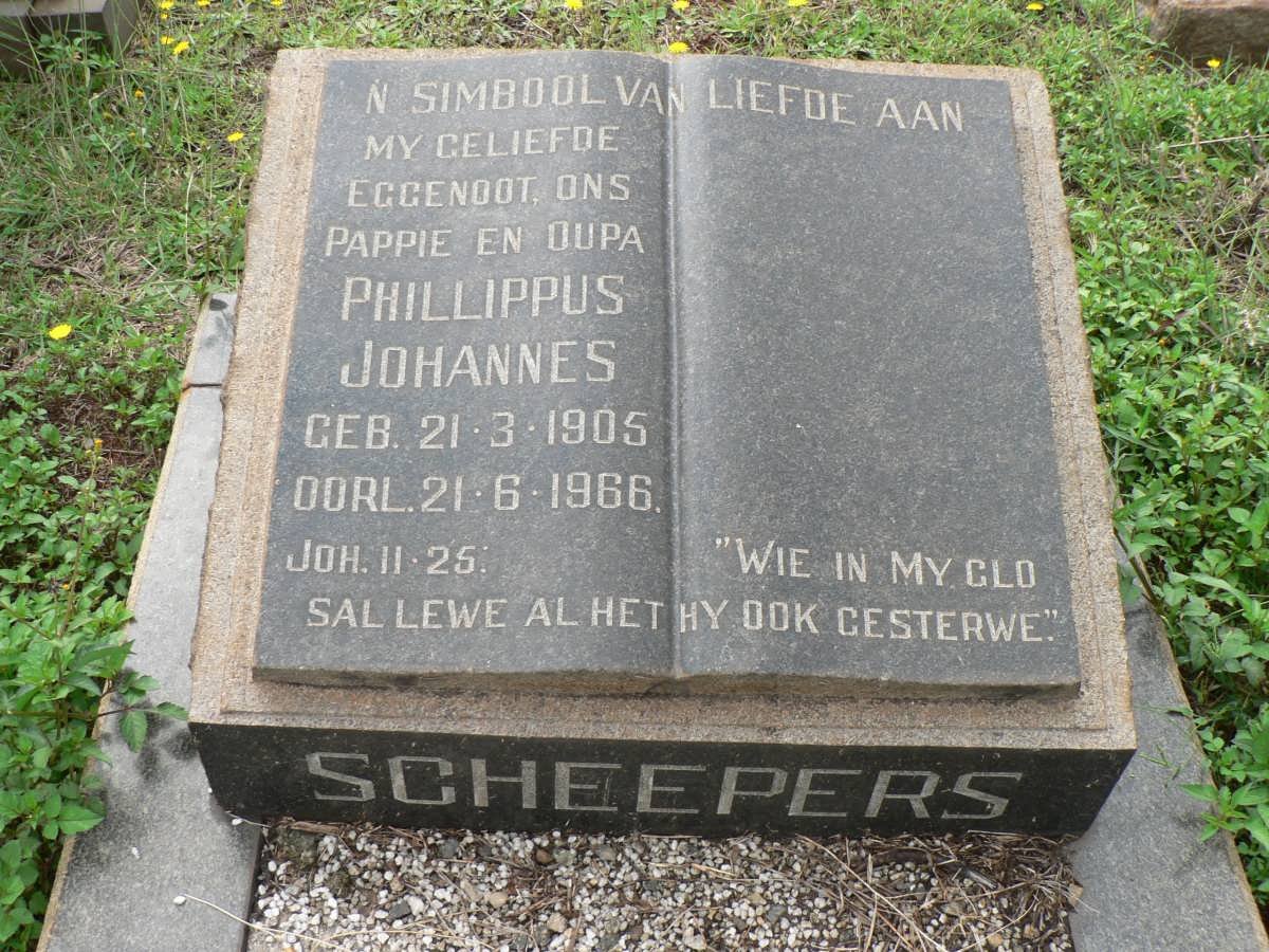 SCHEEPERS Phillippus Johannes 1905-1966