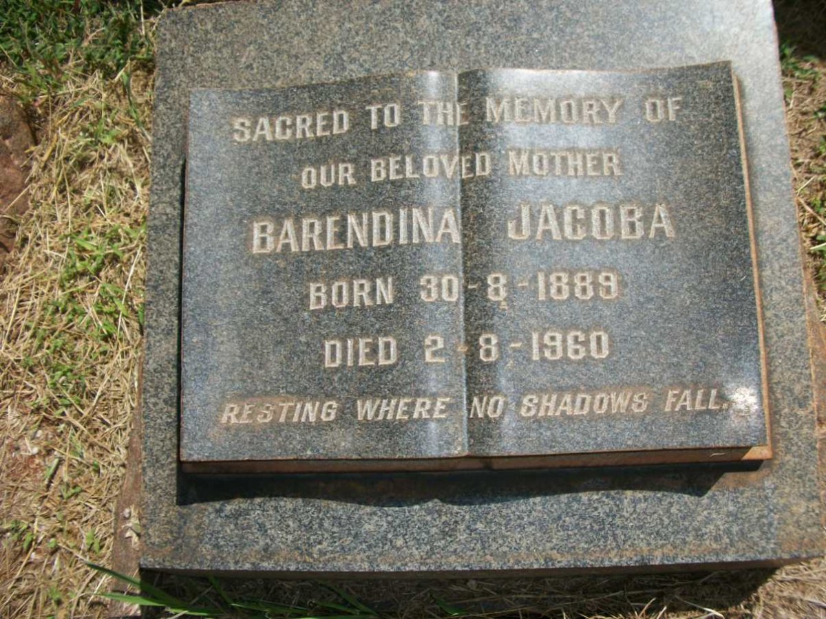 SCROOBY Barendina Jacoba 1889-1960