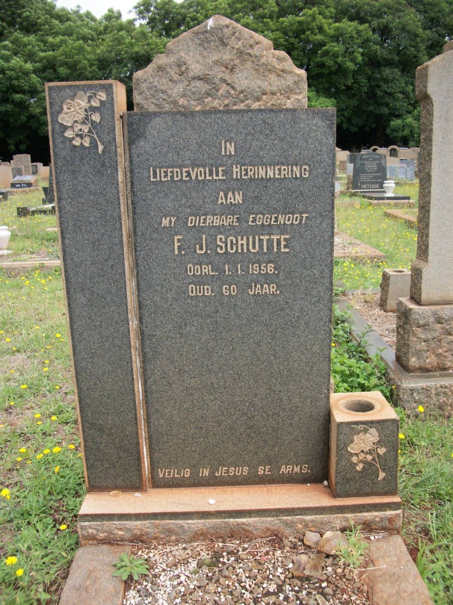 SCHUTTE F.J. -1956