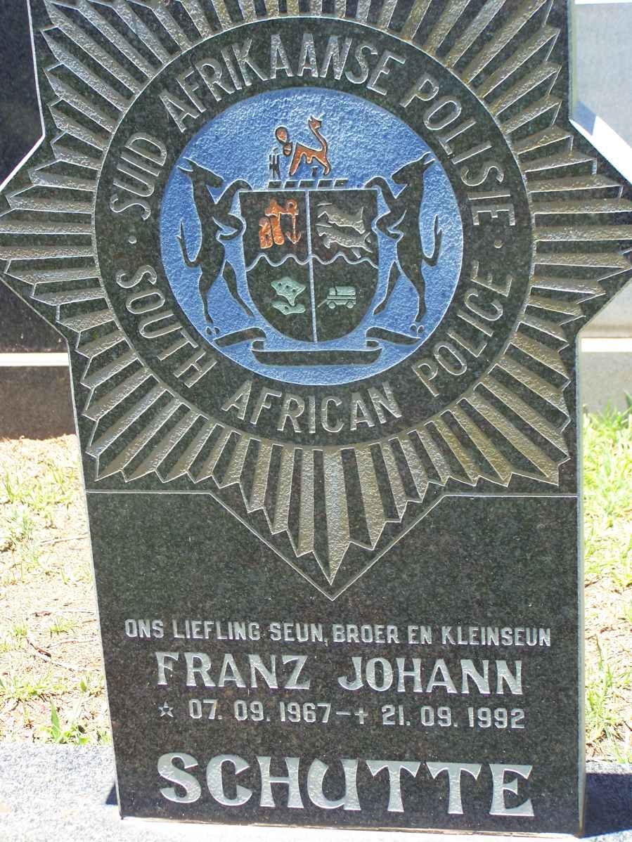 SCHUTTE Franz Johann 1967-1992