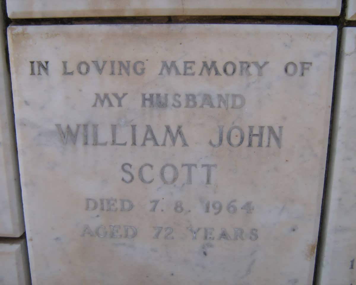 SCOTT William John -1964