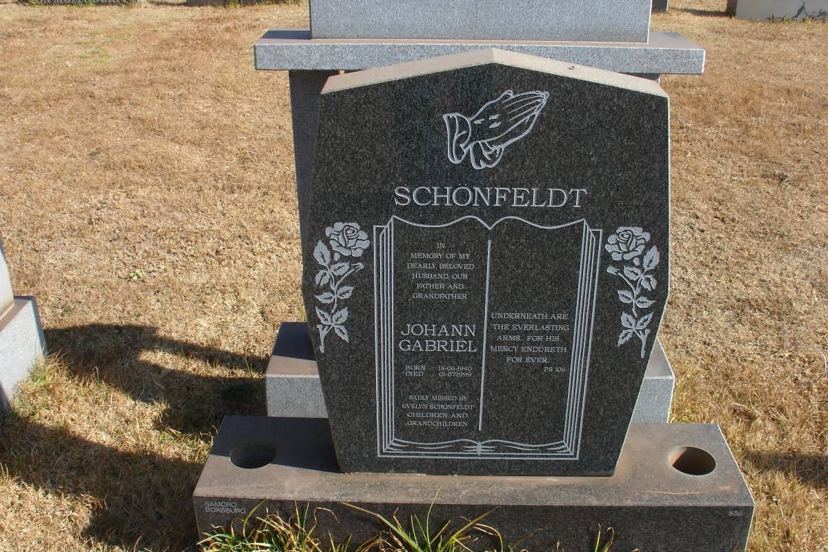SCHONFELDT Johann Gabriel 1940-1999