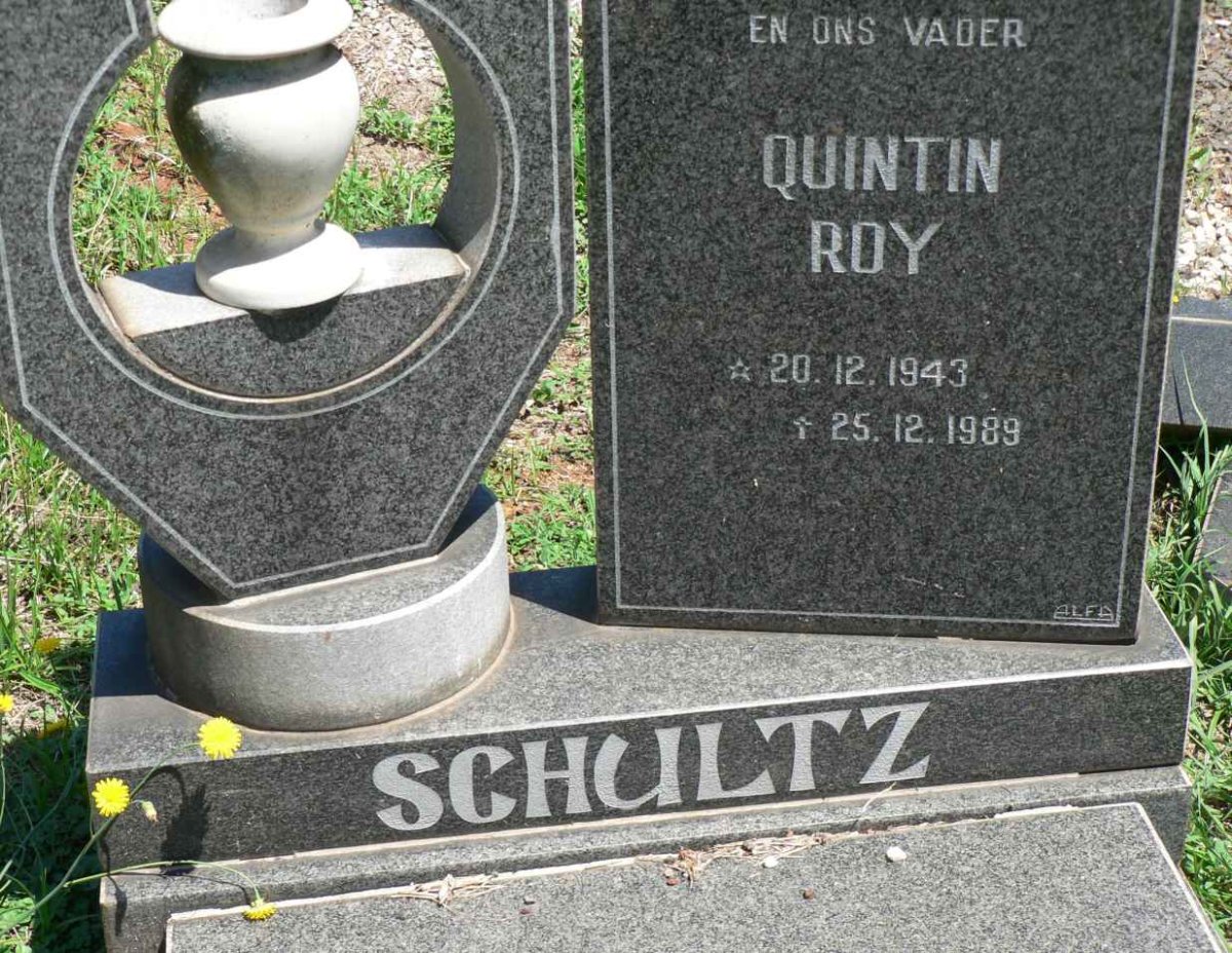 SCHULTZ Quintin Roy 1943-1989