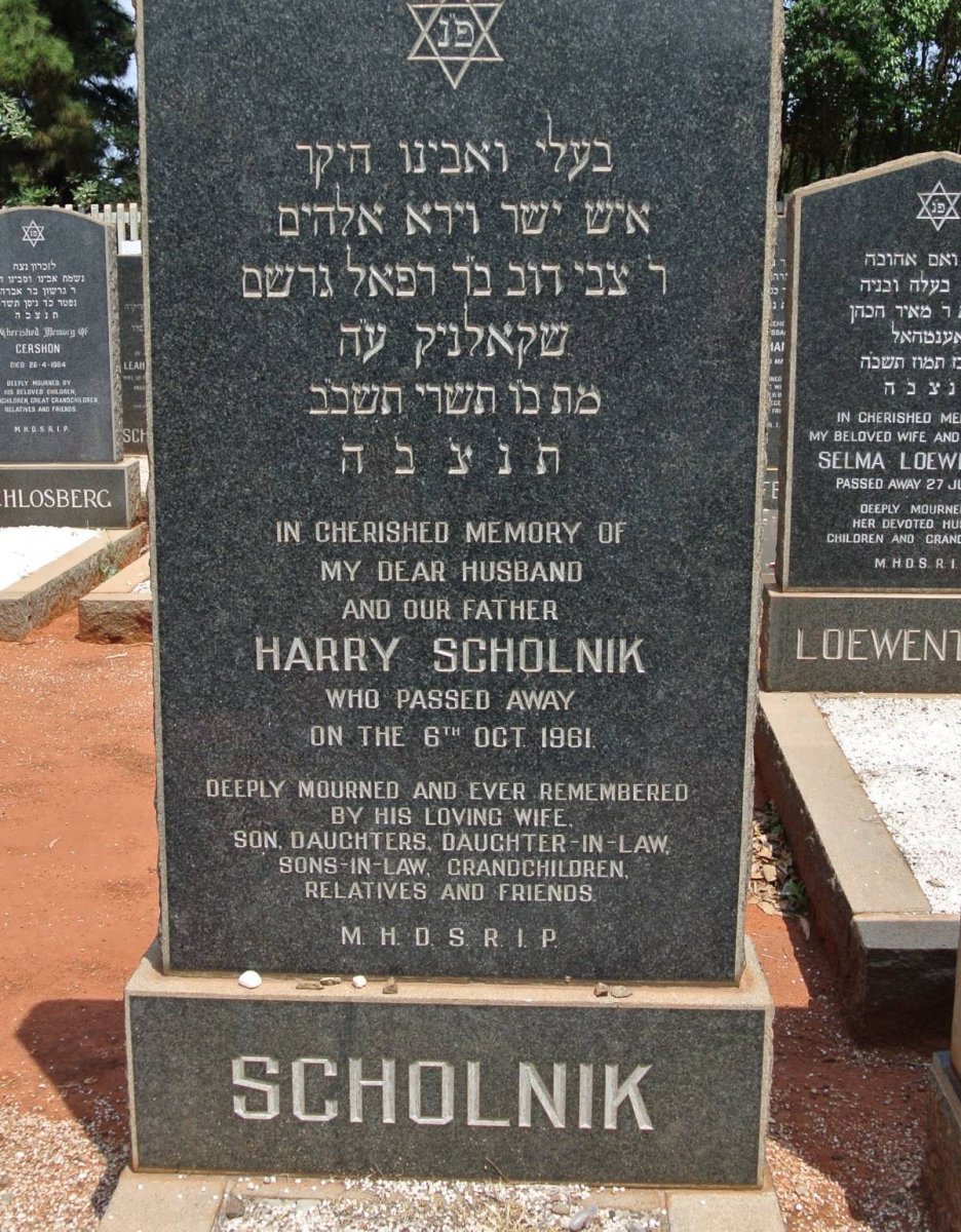 SCHOLNIK Harry -1961