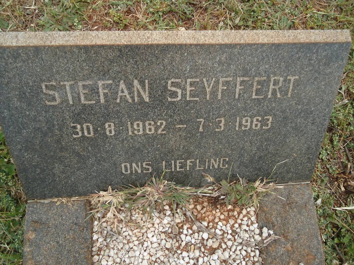 SEYFFERT Stefan 1962-1963