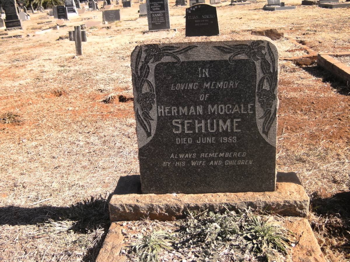 SEHUME Herman Mogale -1953