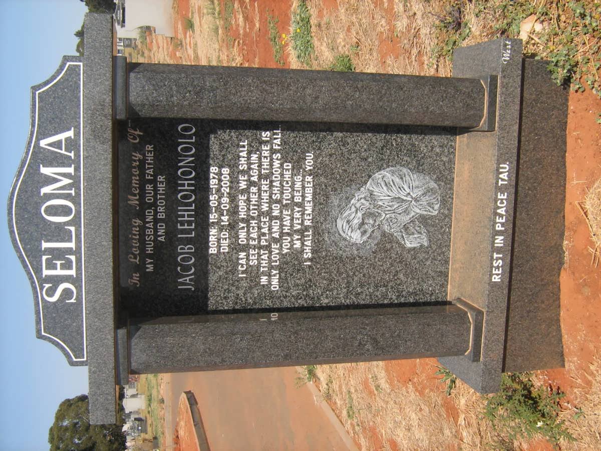 SELOMA Jacob Lehlohonolo 1978-2008