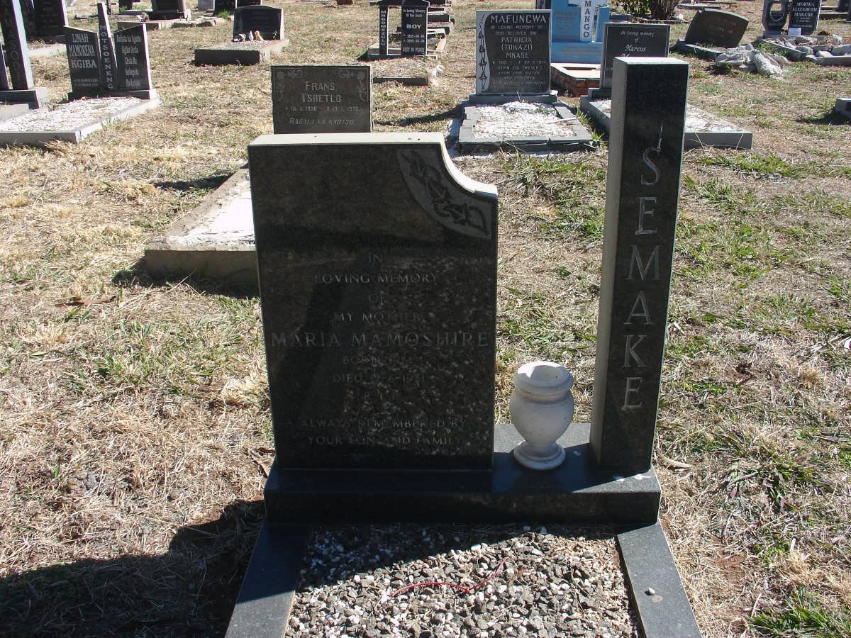 SEMAKE Maria Mamoshire