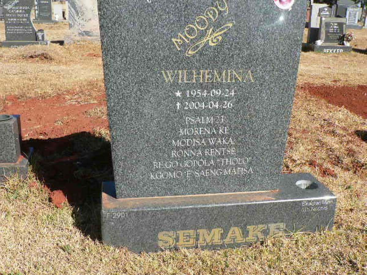 SEMAKE Wilhelmina 1954-2004