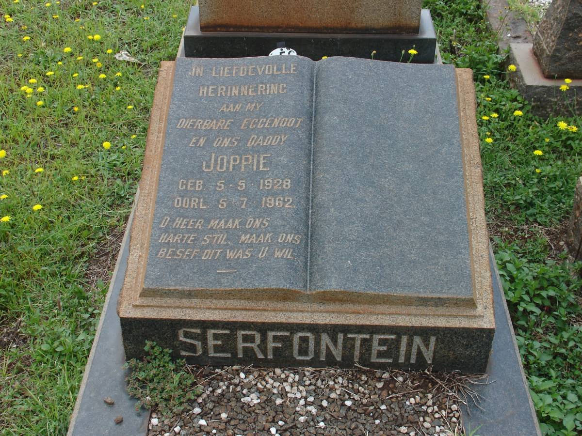 SERFONTEIN Joppie 1928-1962