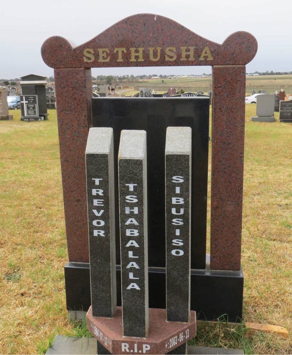 SETHUSHA Trevor Tshabalala Sibusiso 19??-2003