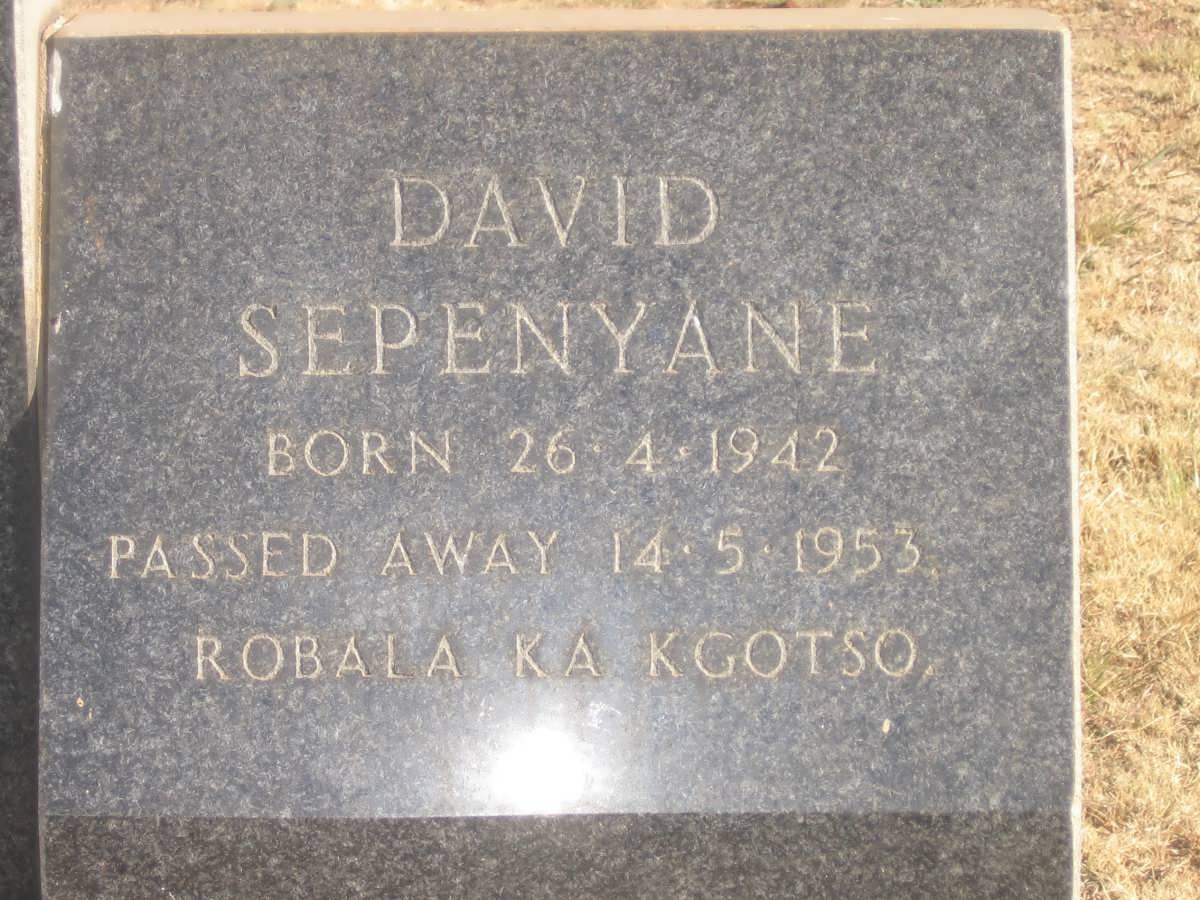 SEPENYANE David 1942-1953