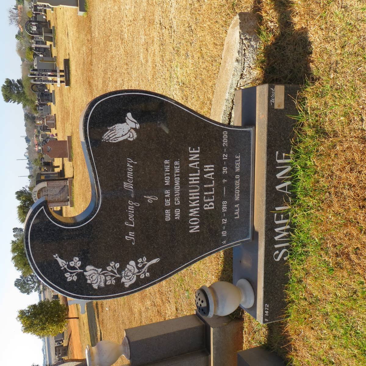 SIMELANE Nomkhuhlane Bellah 1918-2000