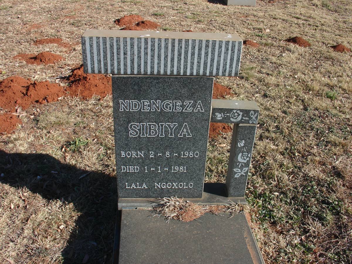 SIBIYA Ndengeza 1980-1981